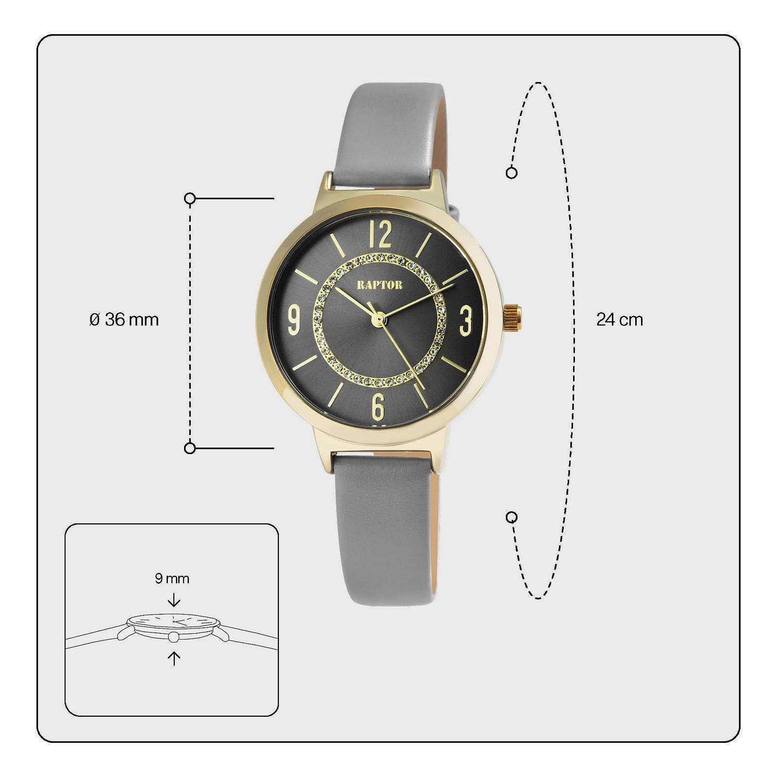 Жіночий годинник Raptor Lieke RA10228, шкіра, штучний камінь, аналоговий, кварцовий, фото №4 Жіночий годинник Raptor Lieke RA10228, шкіра, штучний камінь, аналоговий, кварцовий, фото №4