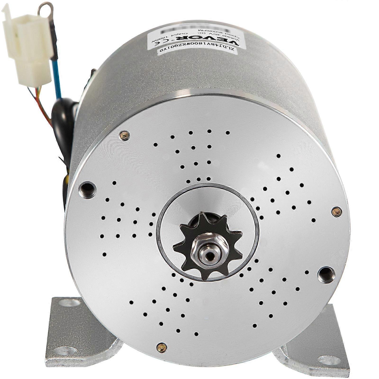 Електродвигун постійного струму VEVOR 1800W 48V Silver, фото №2