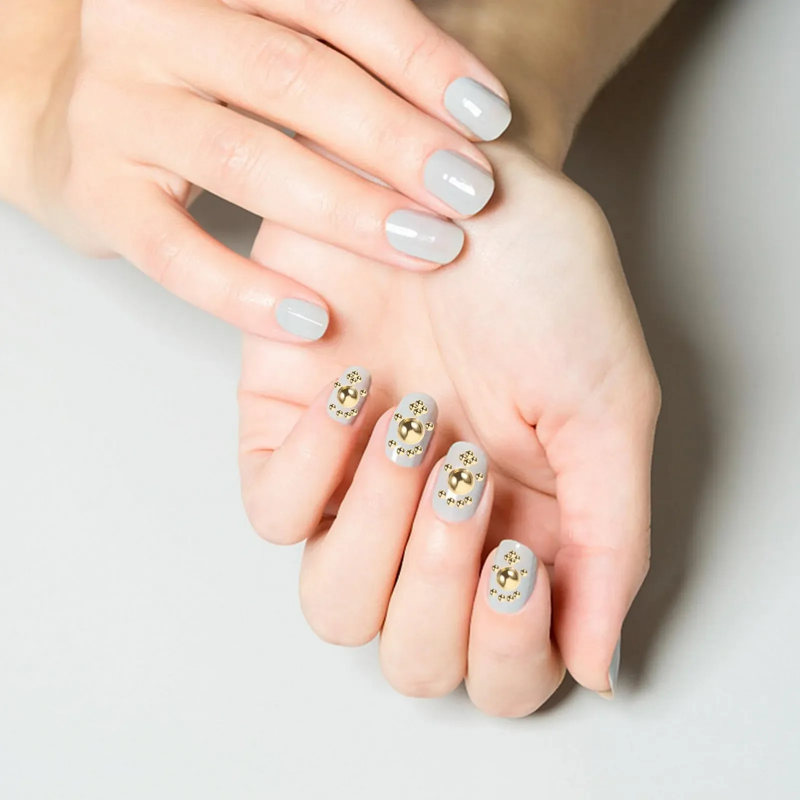 Напівкруглі намистини VILLCASE 1000 шт. Намистини з плоскою задньою частиною для нігтів, фото №3