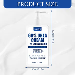 Крем для ног Urea Cream увлажняющий против трещин для очень сухой кожи 150 мл (Белый) synthetic.ua - Фото 1