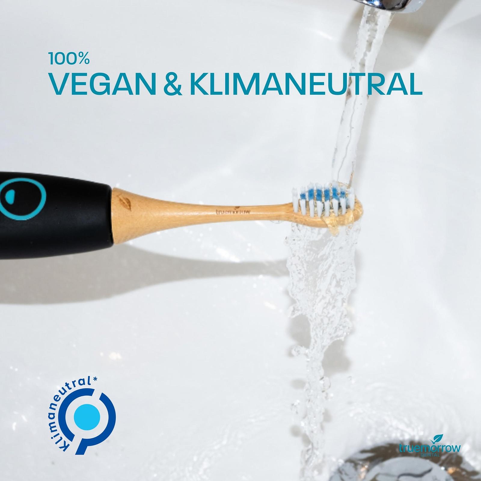 Насадки для зубної щітки truemorrow Sustainable Bamboo для Happybrush Eco VIBE 3 Blue Green, фото №5