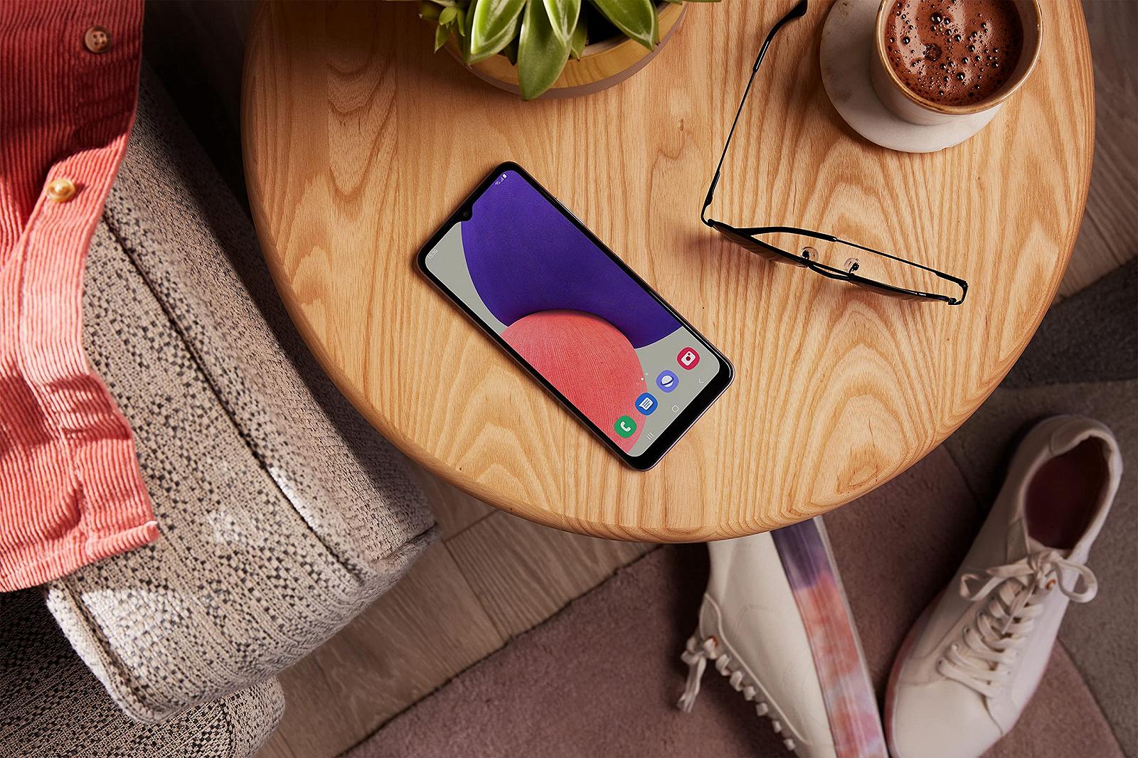 Смартфон Samsung Galaxy A22 5G 6.6", 128 GB, Белый, фото №13