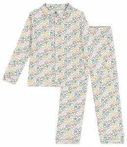 Піжама Petit Bateau З довгими рукавами для дівчат - Фото 1
