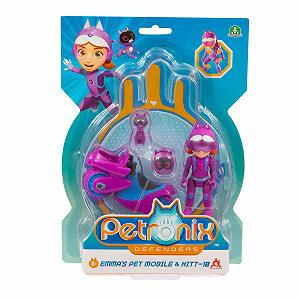 Фигурка-трансформер Giochi Preziosi Petronix Defender Emma and Kitt 7 см synthetic.ua - Фото 1