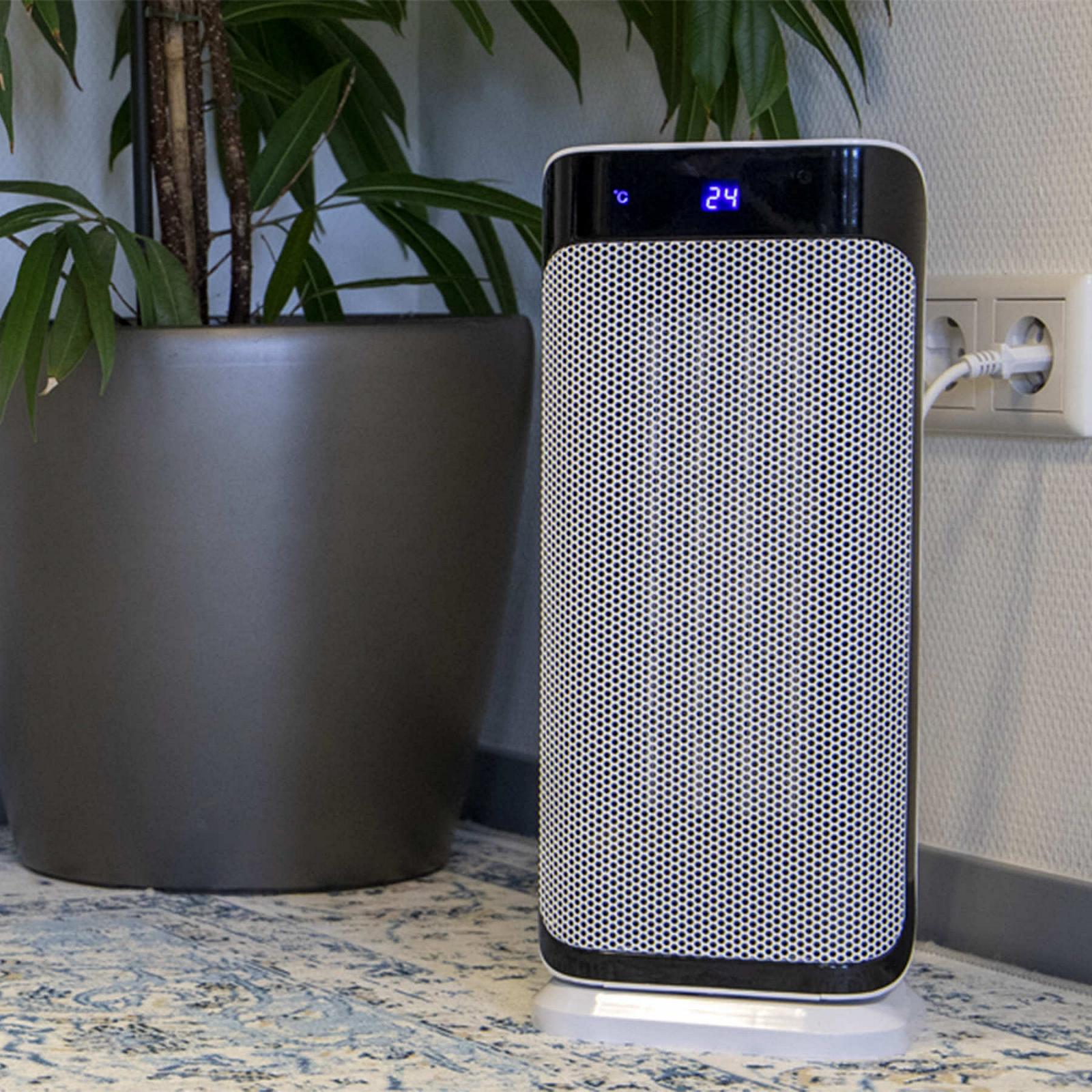 Тепловентилятор керамический с пультом дистанционного управления Bo-Camp Heater Ceramic Ventilation 1000/2000 Watt 8618460, фото №1
