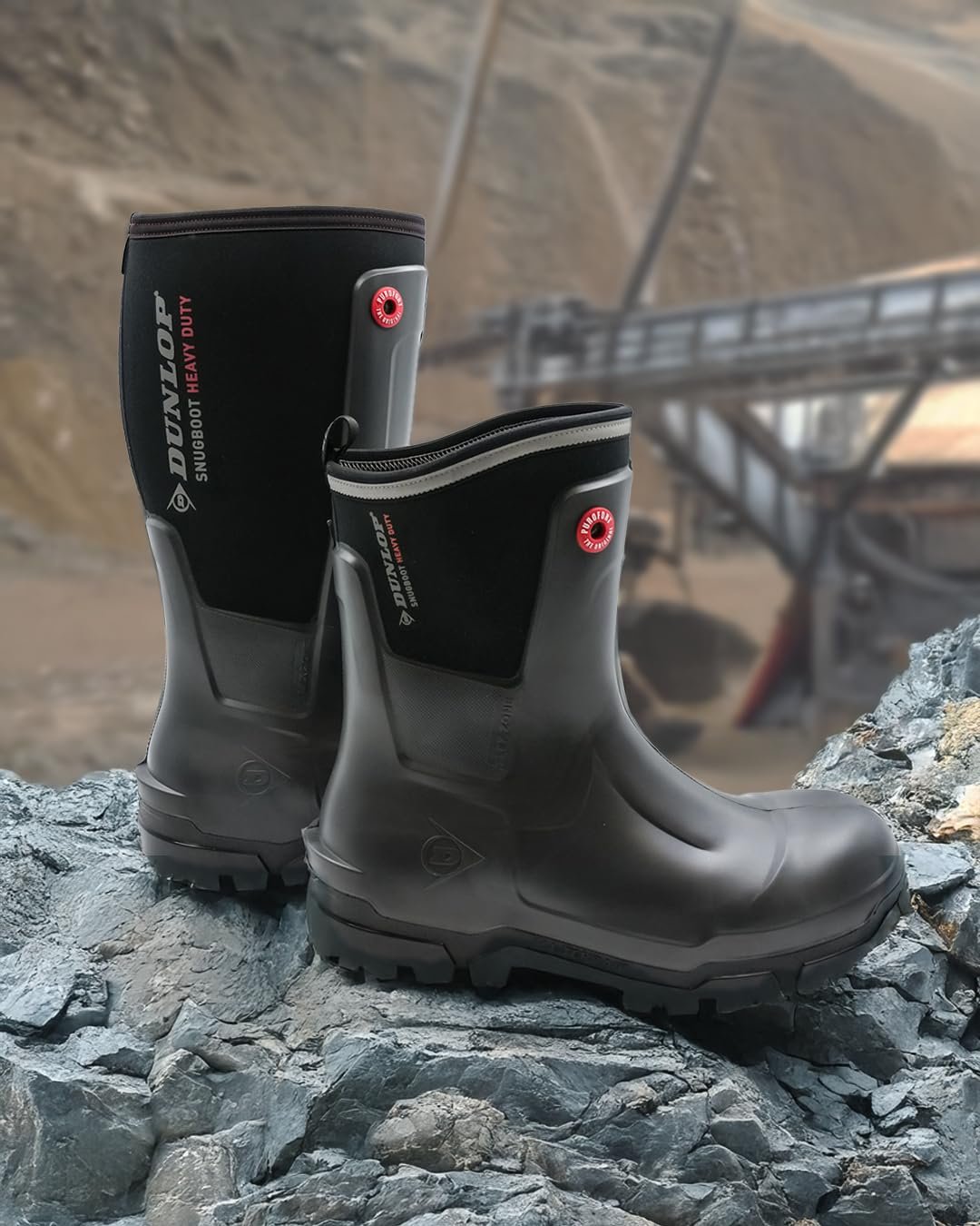 Сапоги DUNLOP Snugboot Heavy Duty Calf Мужские/Женские водонепроницаемые легкие и прочные с композитным защитным подноском, фото №3