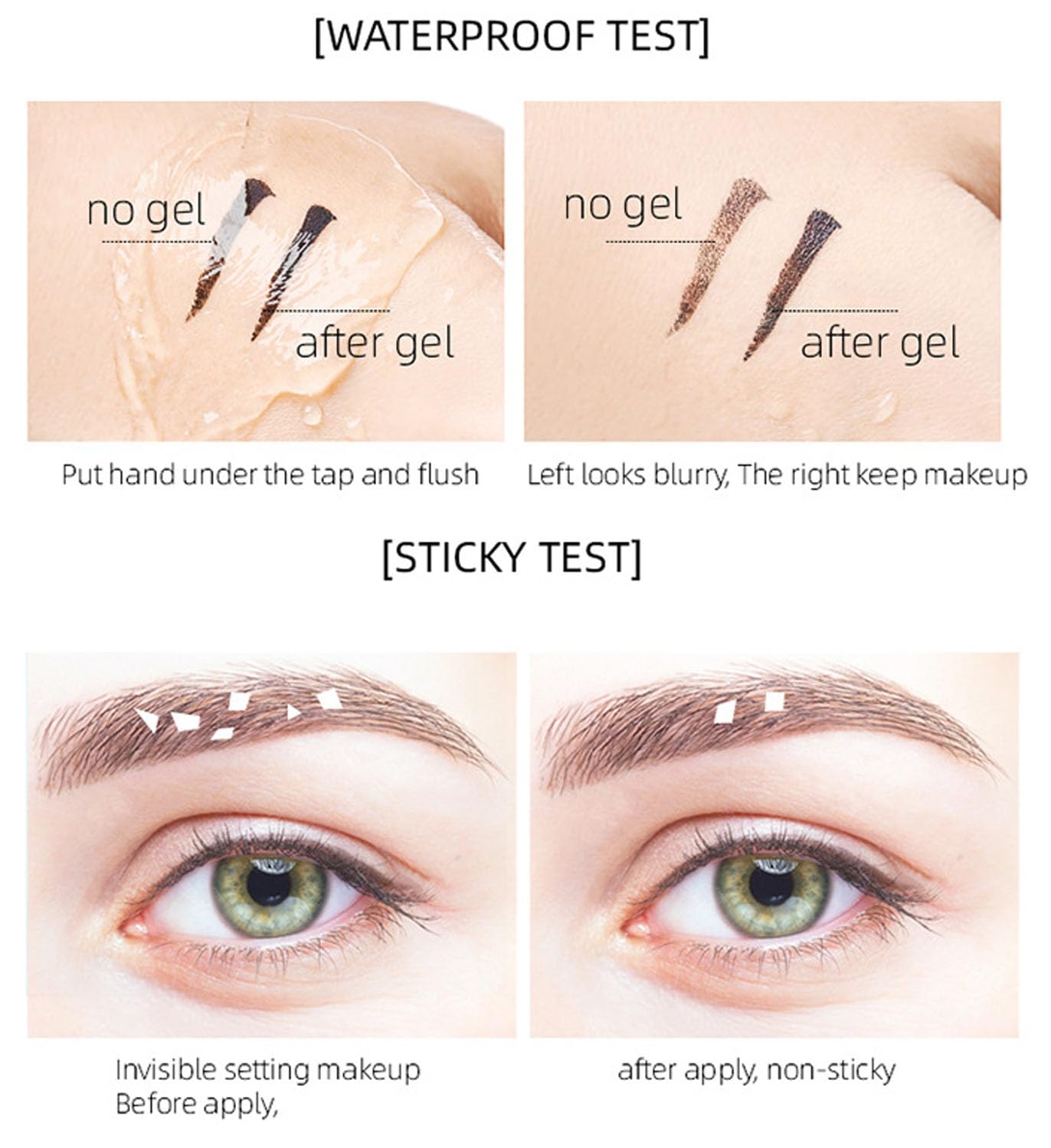 Мило для брів 2шт Прозоре Віск гель, фото №4