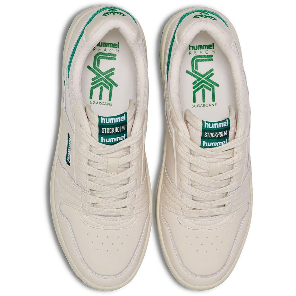 Кросівки Hummel Stockholm LX-E Бежевий/Зелений, фото №4