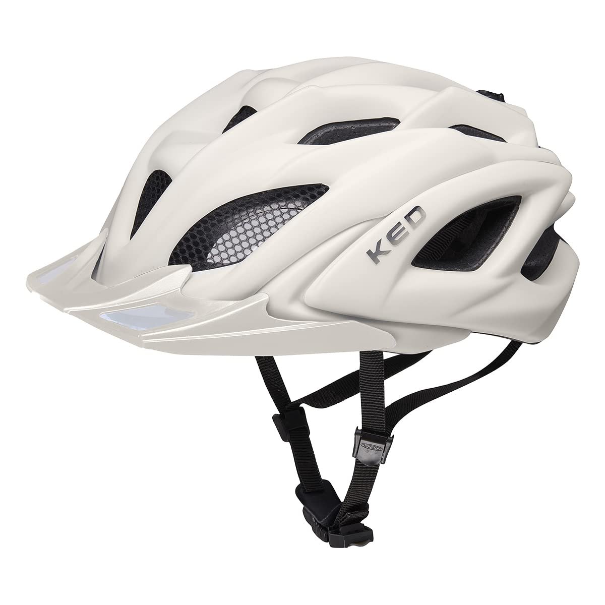Шолом велосипедний MTB KED Neo Visor 59-64 см Matt Grey 2023, фото №1