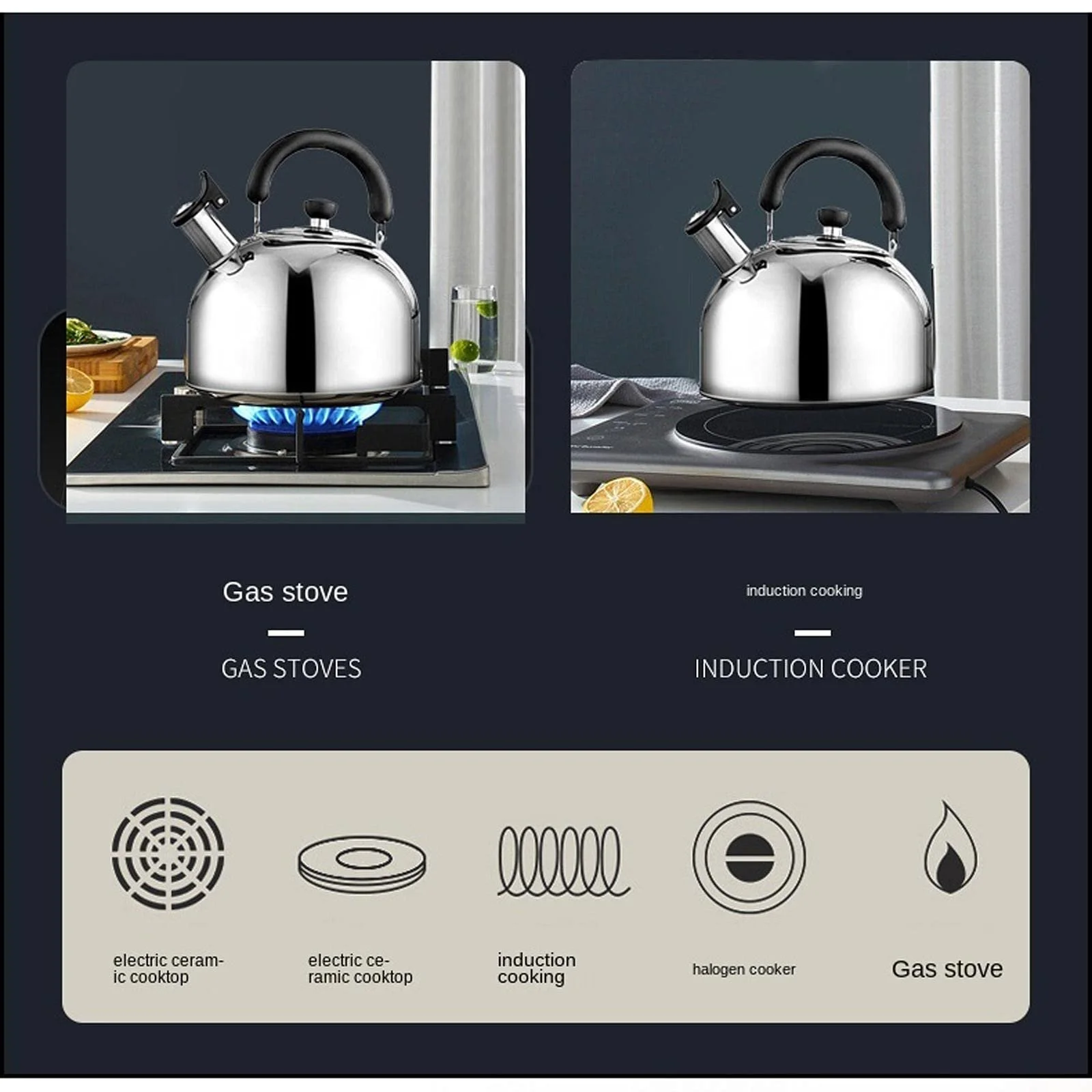 Чайник Велика Місткість для Домашньої Індукційної Плити Газова Плита, фото №5 Чайник Велика Місткість для Домашньої Індукційної Плити Газова Плита, фото №5