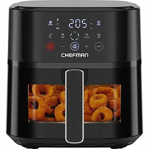 Мультипіч Chefman 5.7 л Hi-Fry оглядове вікно Чорна - Фото 1