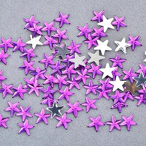 Стразы Flatback Звезда Crystal AB 10 мм, 100 шт. synthetic.ua - Фото 1