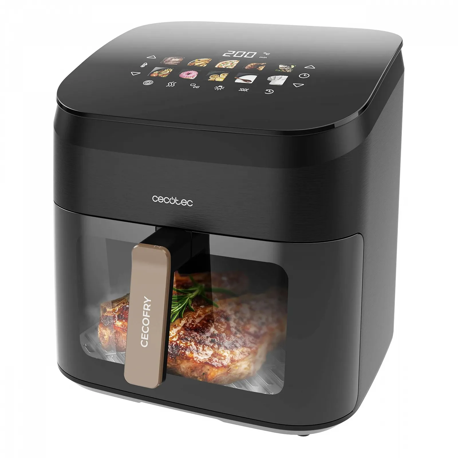 Мультипечь Cecotec Cecofry & Grill Smokin' 8500 8.5 л Гриль Двойной нагрев Коптильня 2200 Вт 40-200 °C 10 меню, фото №3 Мультипечь Cecotec Cecofry & Grill Smokin' 8500 8.5 л Гриль Двойной нагрев Коптильня 2200 Вт 40-200 °C 10 меню, фото №3