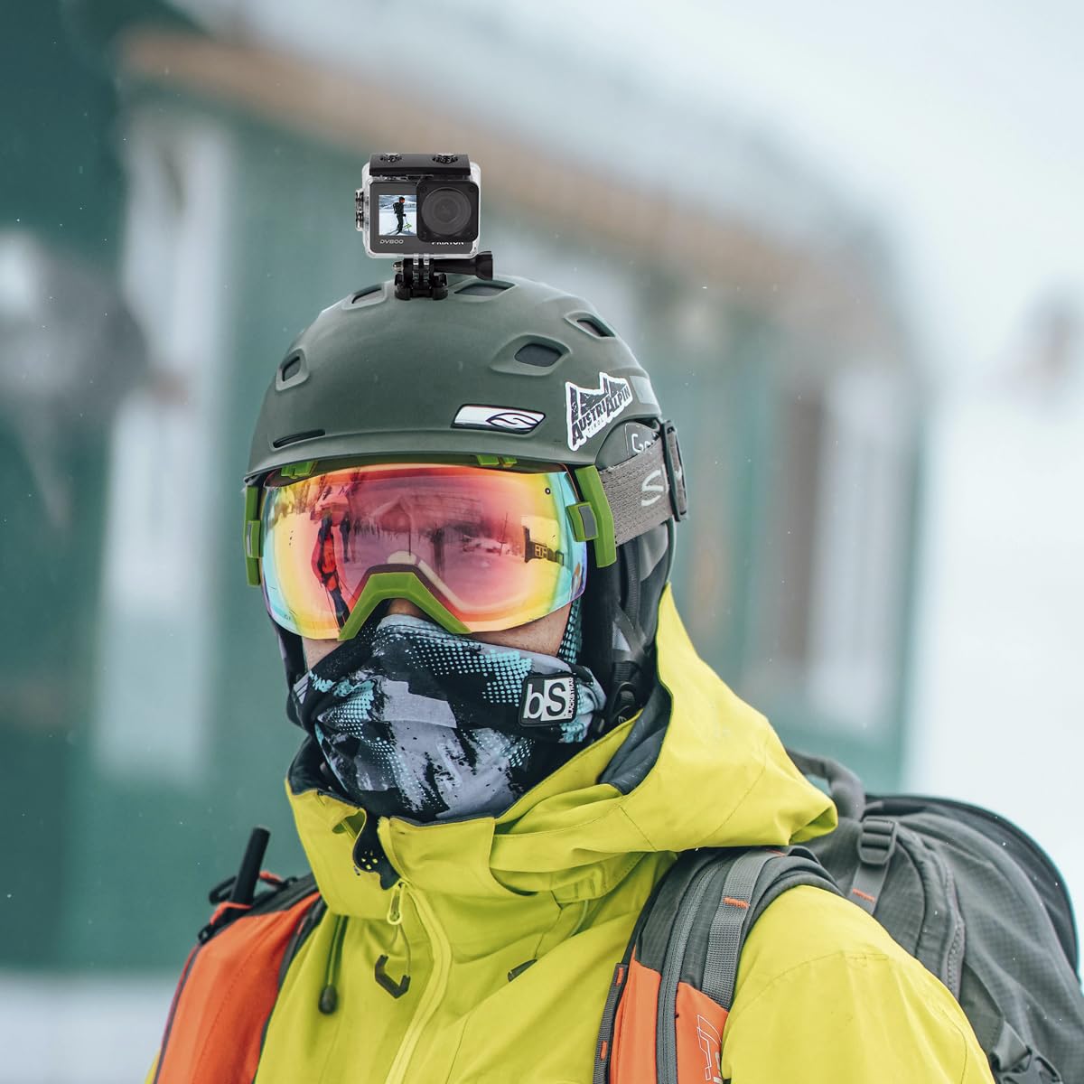 Камера PRIXTON DV800 Спортивная 5K Dual-Display WiFi мобильное приложение оптический стабилизатор, фото №3 Камера PRIXTON DV800 Спортивная 5K Dual-Display WiFi мобильное приложение оптический стабилизатор, фото №3