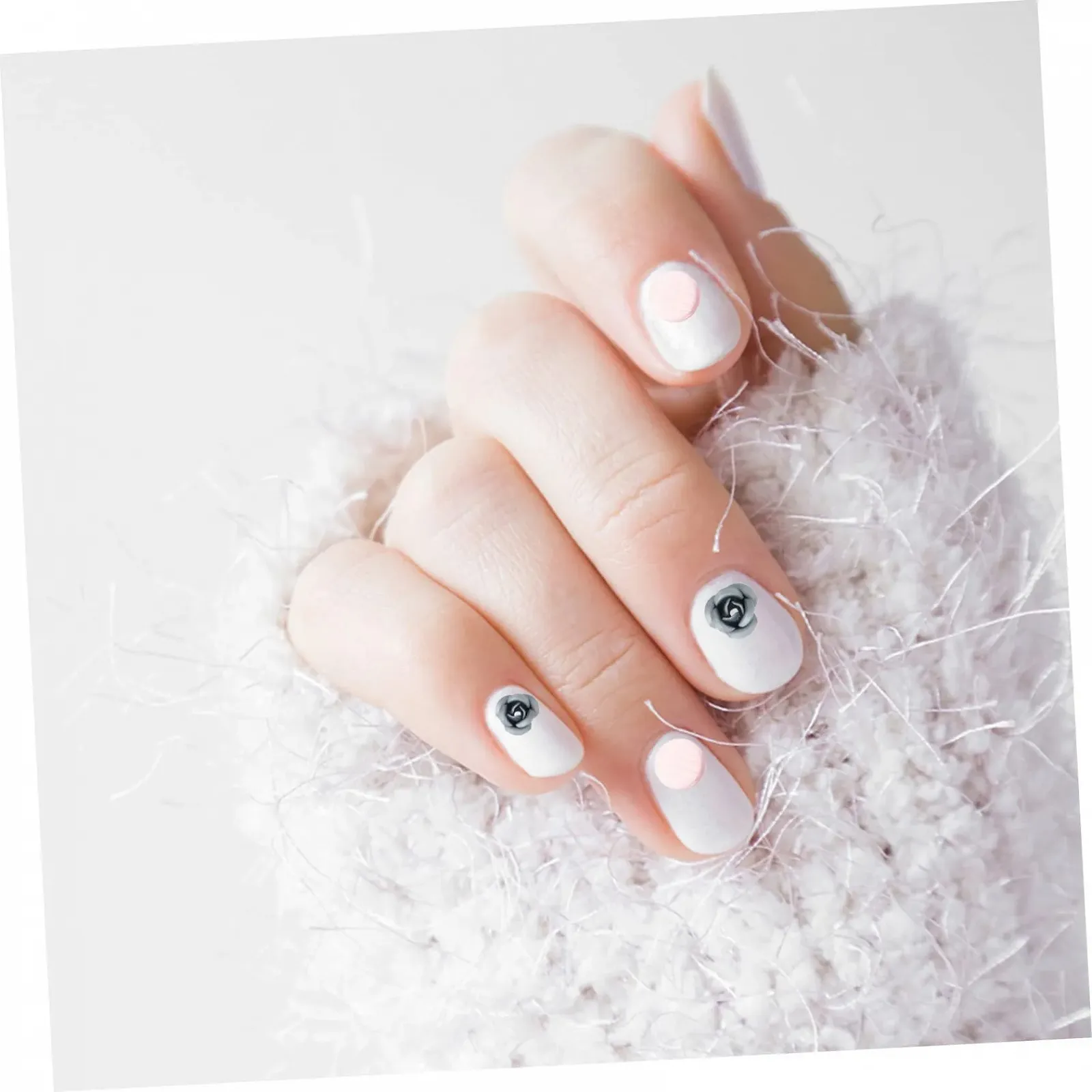 Украшения для ногтей Цветы LALAFINA Набор 5 коробок Стразы для ногтей Металлические цветы Украшения для ногтей своими руками Для пальцев рук и ног Аксессуары для дизайна ногтей, фото №5