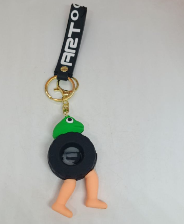 Брелок Бонека амбалабу Італійські брейнрот, фігурка іграшка для ключів, рюкзака, сумки 6 см, фото №3