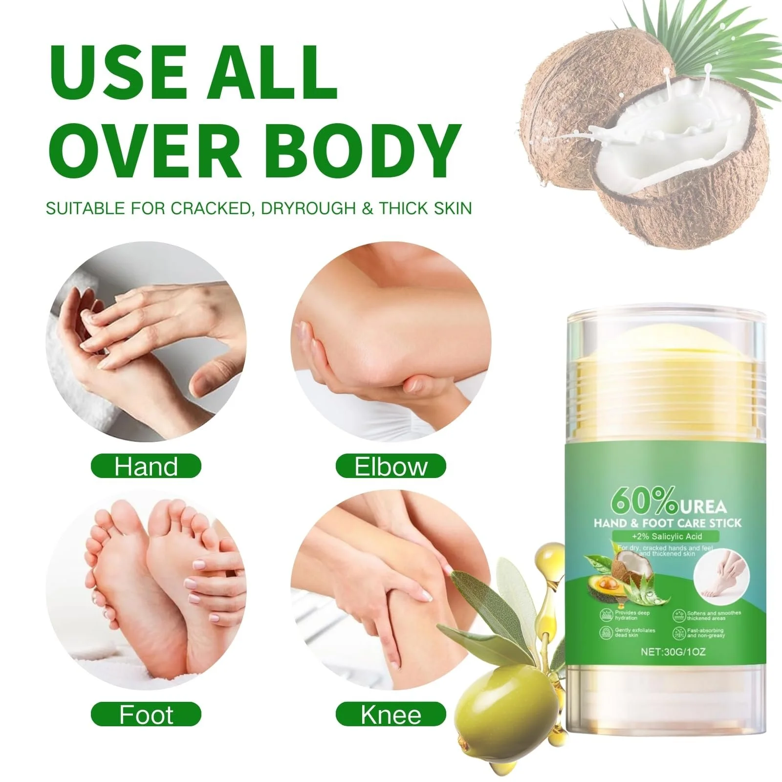 Крем для ног с мочевиной 60% против мозолей и трещин интенсивный, фото №5