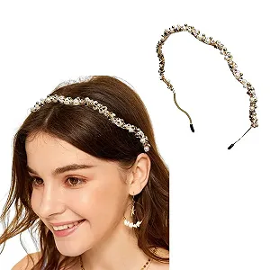 Купить Обруч для волос Zoestar Жемчуг Золотистый - Фото 1 Обруч для волос Zoestar Жемчуг Золотистый - Фото 1