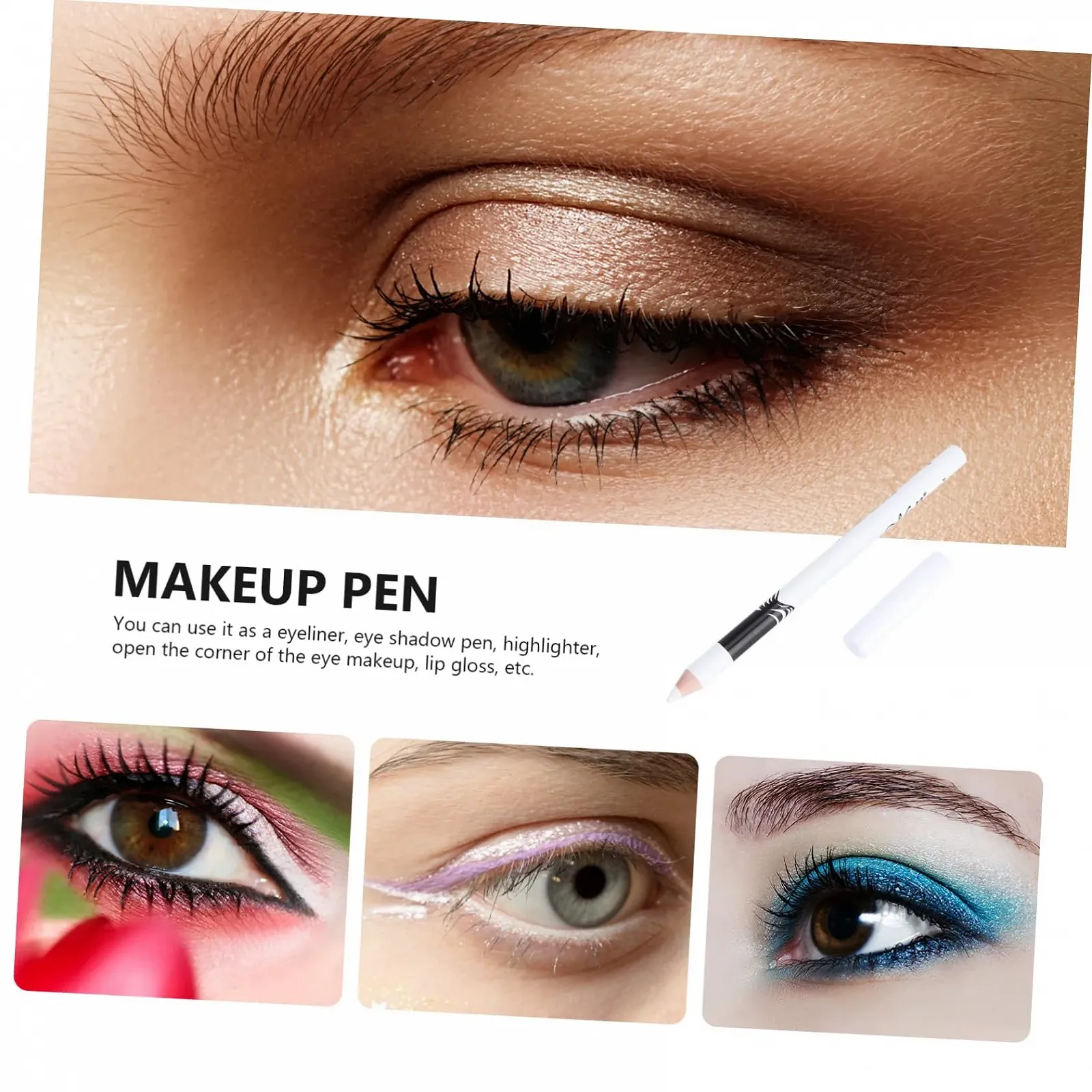 Олівець для очей FOMIYES Набір Білий, фото №7