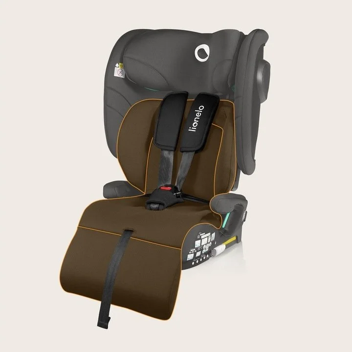 Автокрісло Lionelo Nelly / 76-150 см / ISOFIX / 9-36кг / Регулювання спинки / Чорне, фото №4