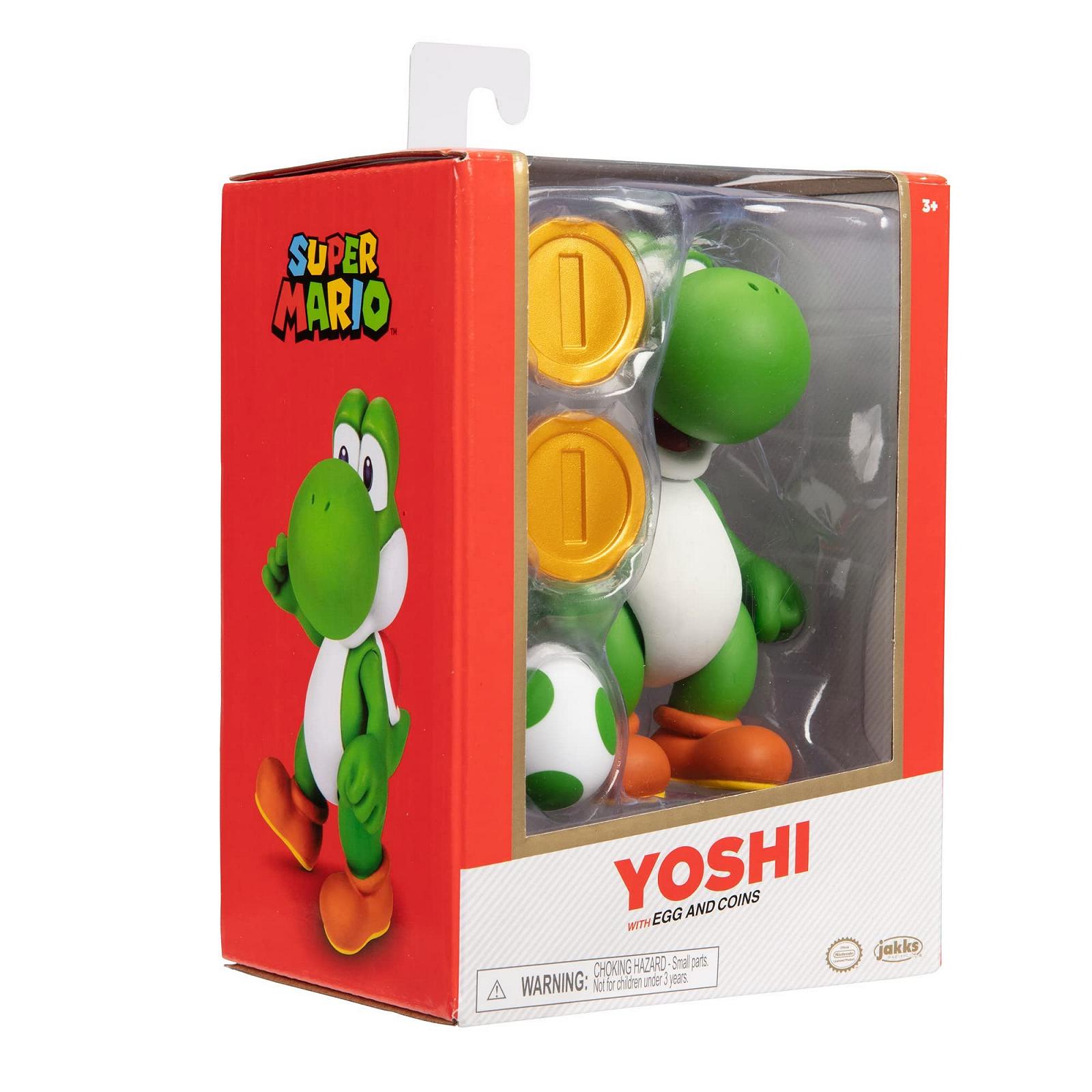 Фігурка Yoshi Nintendo Super Mario з яйцем у колекційній коробці, 10 см, фото №2