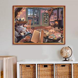 Пазл Warm Home 1000 елементів 70 x 50 см для дорослих та дітей synthetic.ua - Фото 1