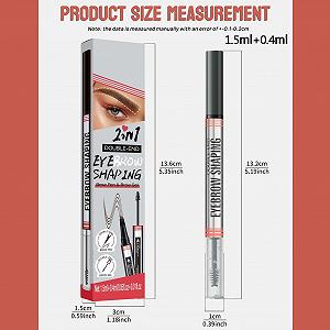 Карандаш + гель 2-в-1 Microblading 4 Micro Fork Tips Водонепроницаемый Несмазывающийся synthetic.ua - Фото 1