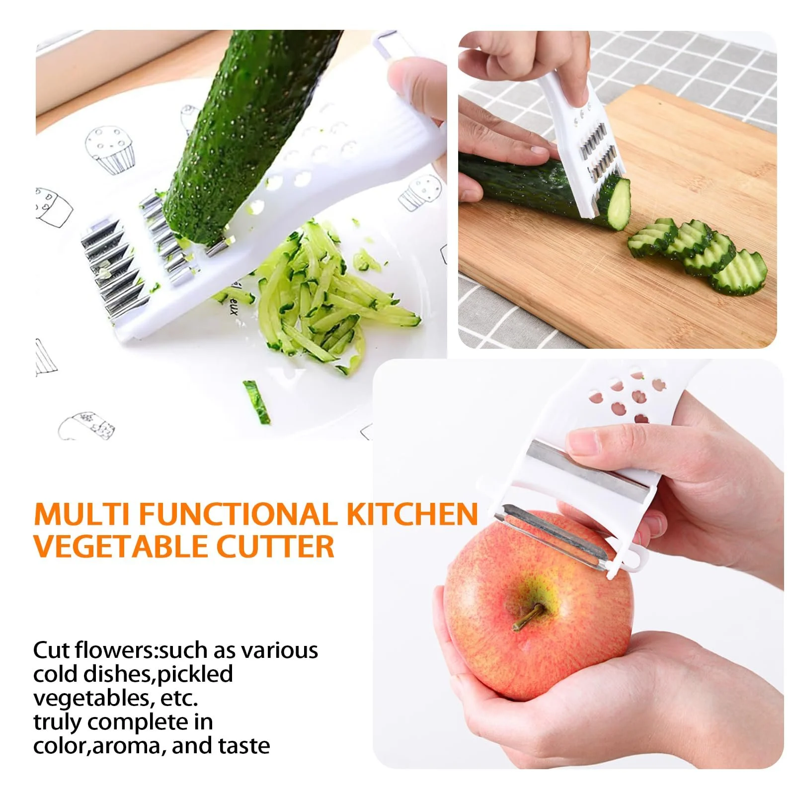 Овочерізка Wave Cutter, Кухонний інструмент, Багатофункціональна, фото №6 Овочерізка Wave Cutter, Кухонний інструмент, Багатофункціональна, фото №6