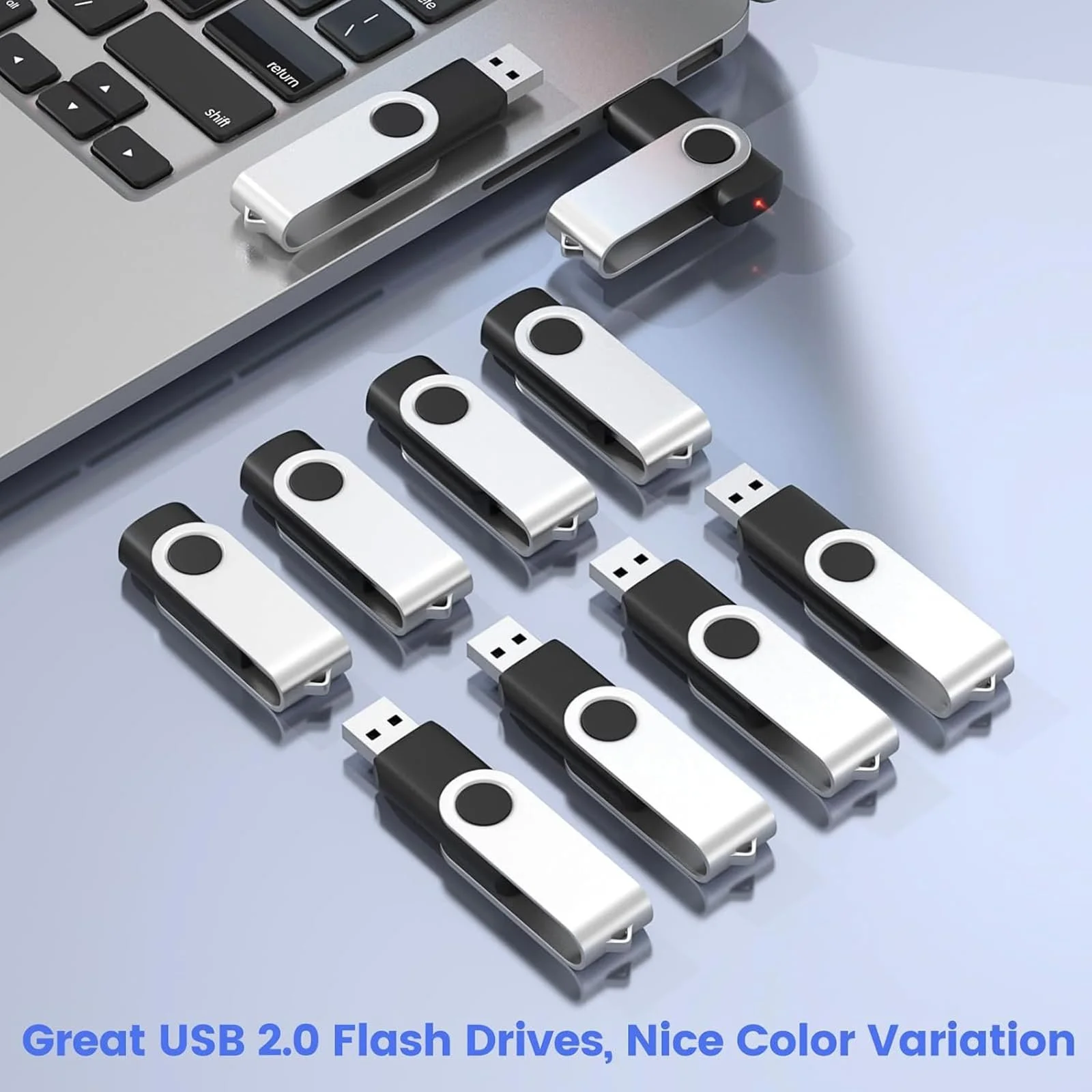 USB-флеш-накопичувачі ABLAZE 2 GB USB 2.0 Набір 50 шт Чорний, фото №6 USB-флеш-накопичувачі ABLAZE 2 GB USB 2.0 Набір 50 шт Чорний, фото №6