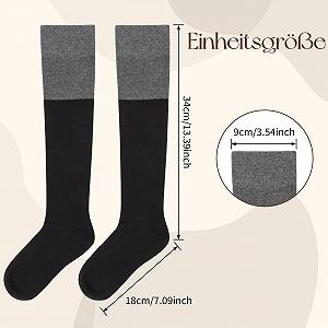 Женские гольфы 3 пары Модные гольфы Эластичные длинные носки Мягкие и удобные чулки synthetic.ua - Фото 1