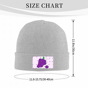 Вязаная Шапка BROLEO с Мультяшным Узором Винограда - Фото 1