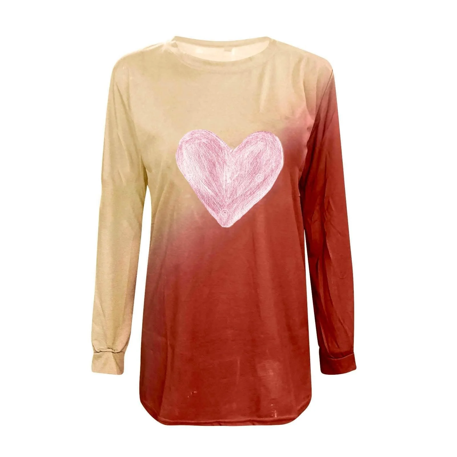 Женская Толстовка 2025 Мягкая и Стильная Градиентная Модная Осенняя Зимняя Удобная, фото №3