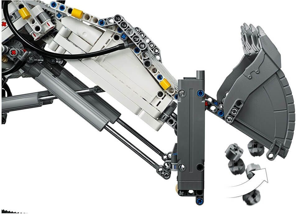 Блоковый конструктор LEGO Technic Экскаватор Liebherr R 9800 (42100), фото №3