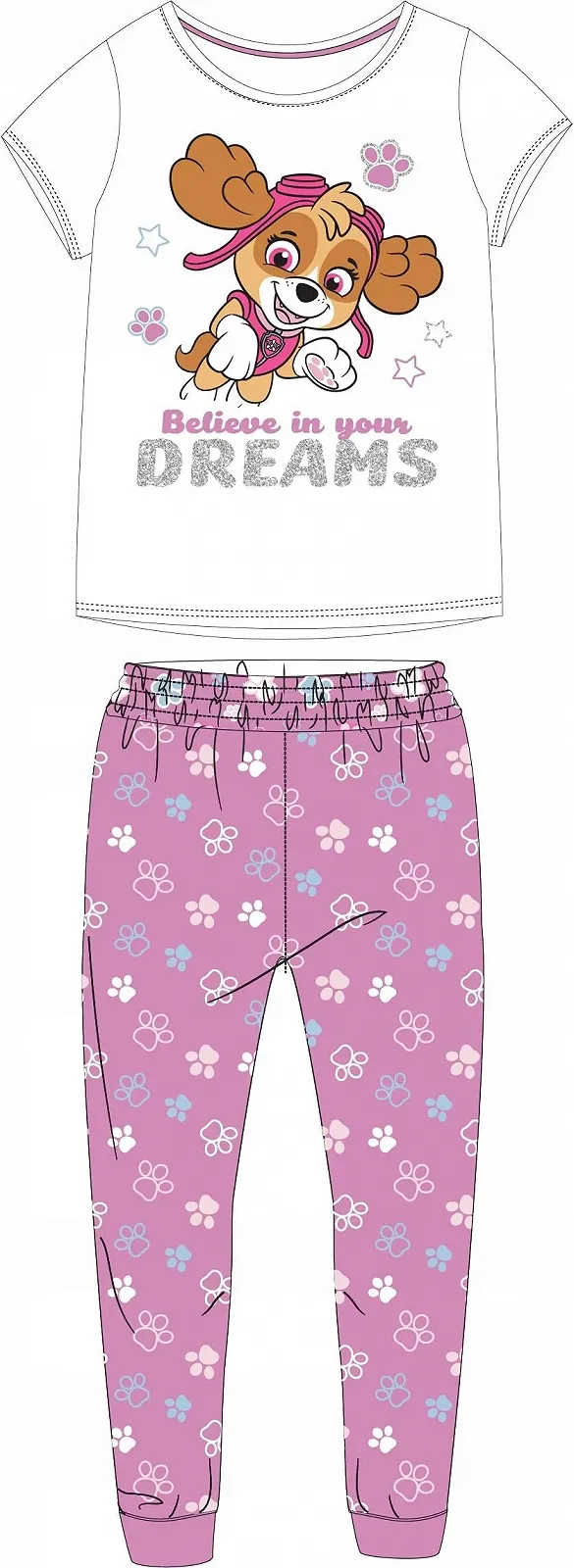 Пижама eplusm PawPatrol Skye для девочек, милый комплект из двух частей, с короткими рукавами, длинные брюки, хлопок, одежда для сна, лето-зима 92-128 см, фото №4 Пижама eplusm PawPatrol Skye для девочек, милый комплект из двух частей, с короткими рукавами, длинные брюки, хлопок, одежда для сна, лето-зима 92-128 см, фото №4