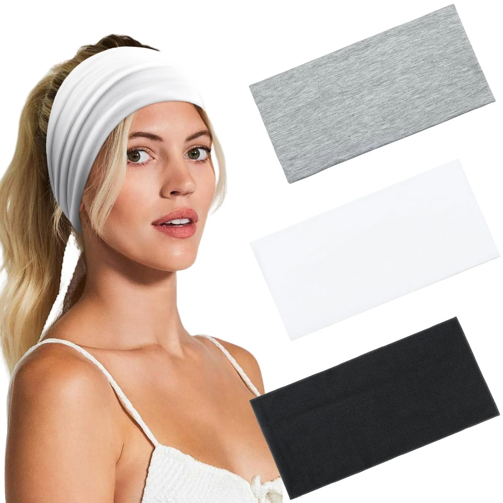 Спортивна Пов'язка на Голову Blooms Жіноча Бавовняна, фото №1