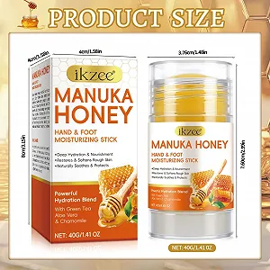 Крем для ног увлажняющий против трещин, медовый крем для пяток и локтей, смягчающий, 40 г synthetic.ua - Фото 1