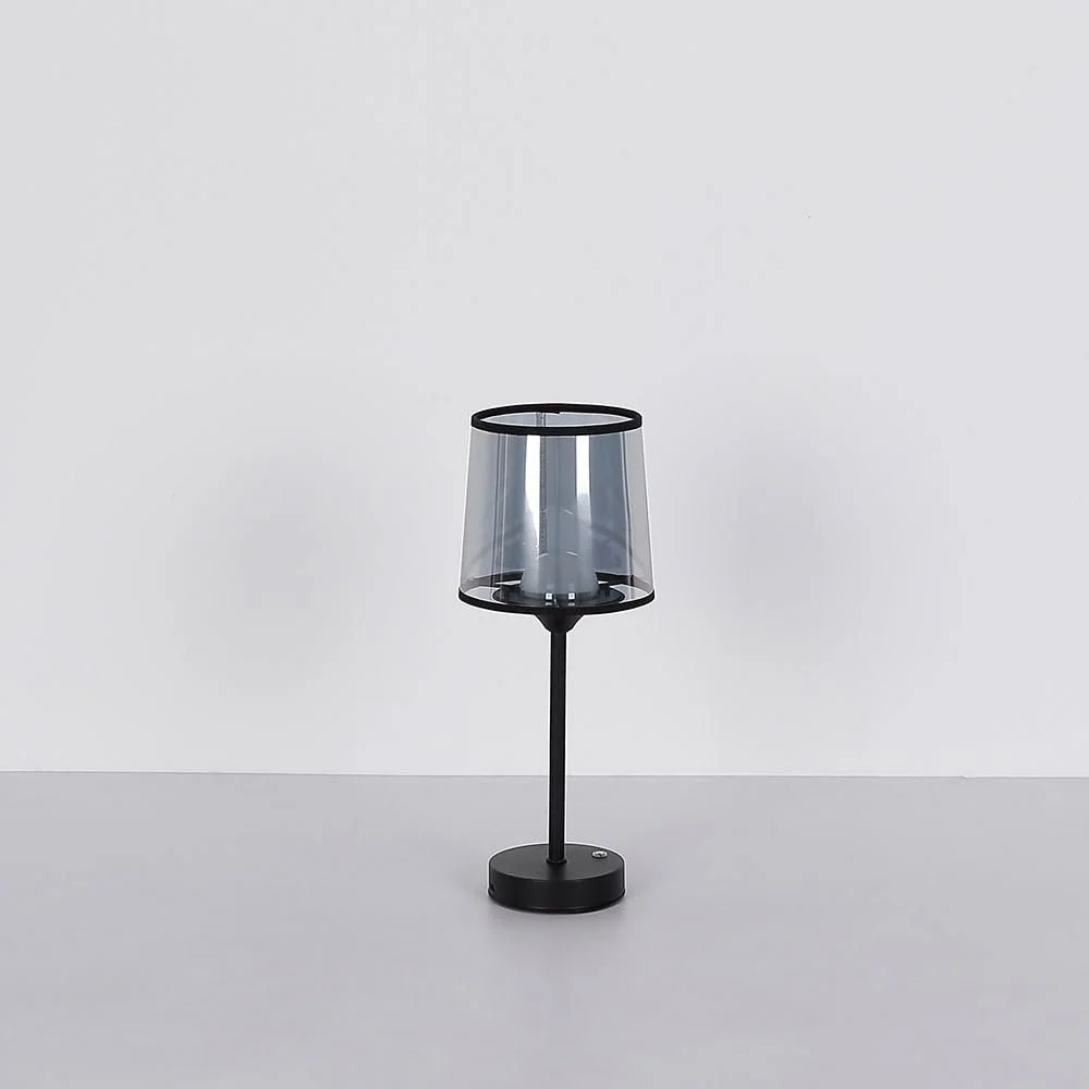 Настольная лампа GLOBO Прикроватная сенсорная LED с диммером Черная, фото №8