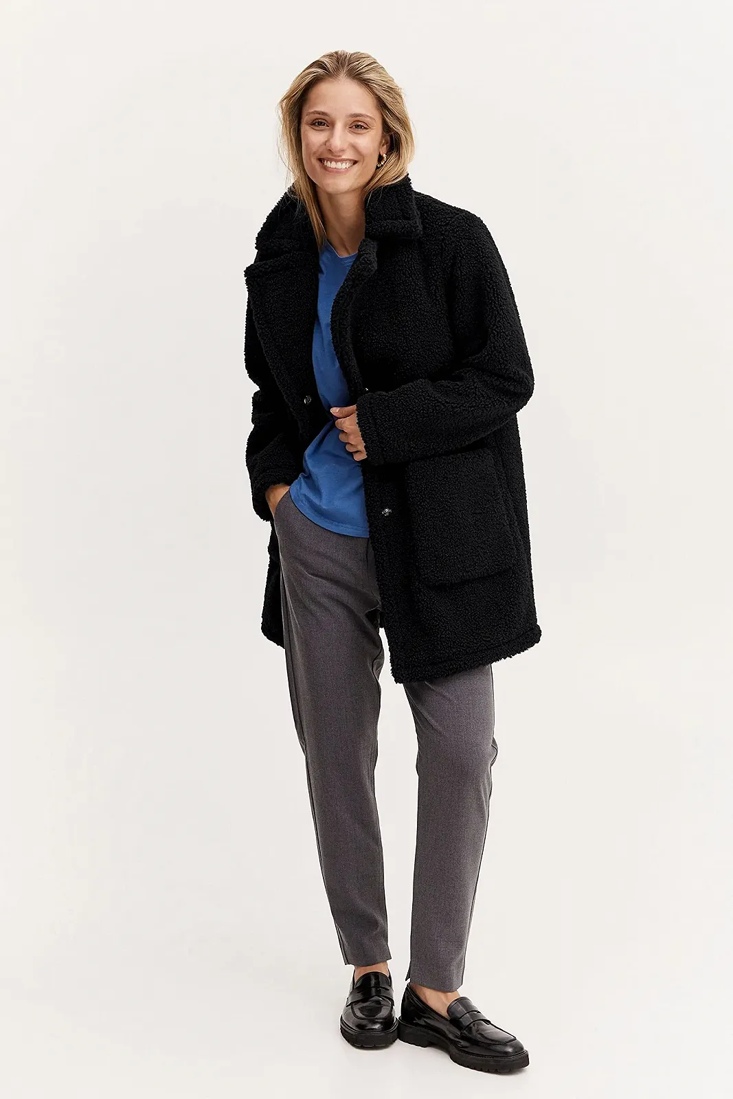 Пальто b.young Bycanto 3 Жіноча зимова парка з теплим хутром, фото №4