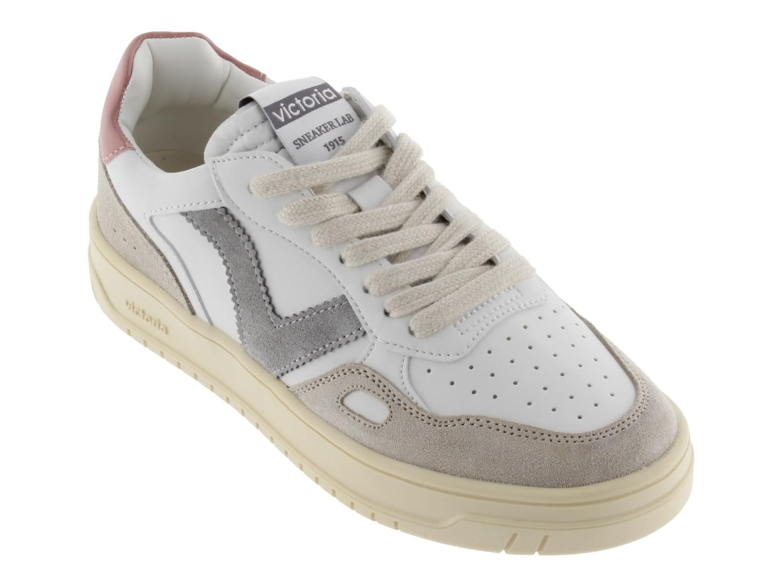 Низькі Кросівки Victoria Seul Шкіряний Ефект і Кольорові та Спліт Шкіряні Деталі в Контраст 1257101 Унісекс, фото №5