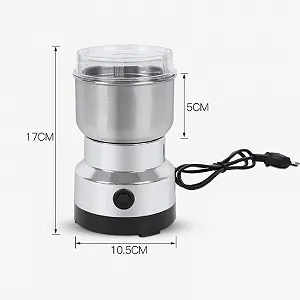 Мельница для зерна из нержавеющей стали, Ультратонкая , 300 мл, Многофункциональная мельница, Подходит для различных зерен, специй, кофейных зерен, орехов - Фото 1