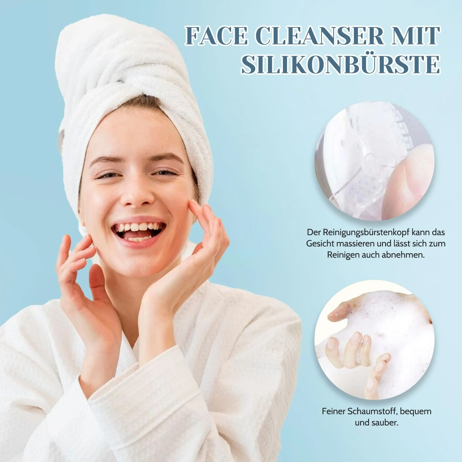 Очищающая пенка для лица Чайное дерево, пенка для умывания с чайным деревом, средство для умывания со щеточкой для лица, средство для удаления черных точек, средство для очищения пор, контроль жирности, успокаивающее, фото №6