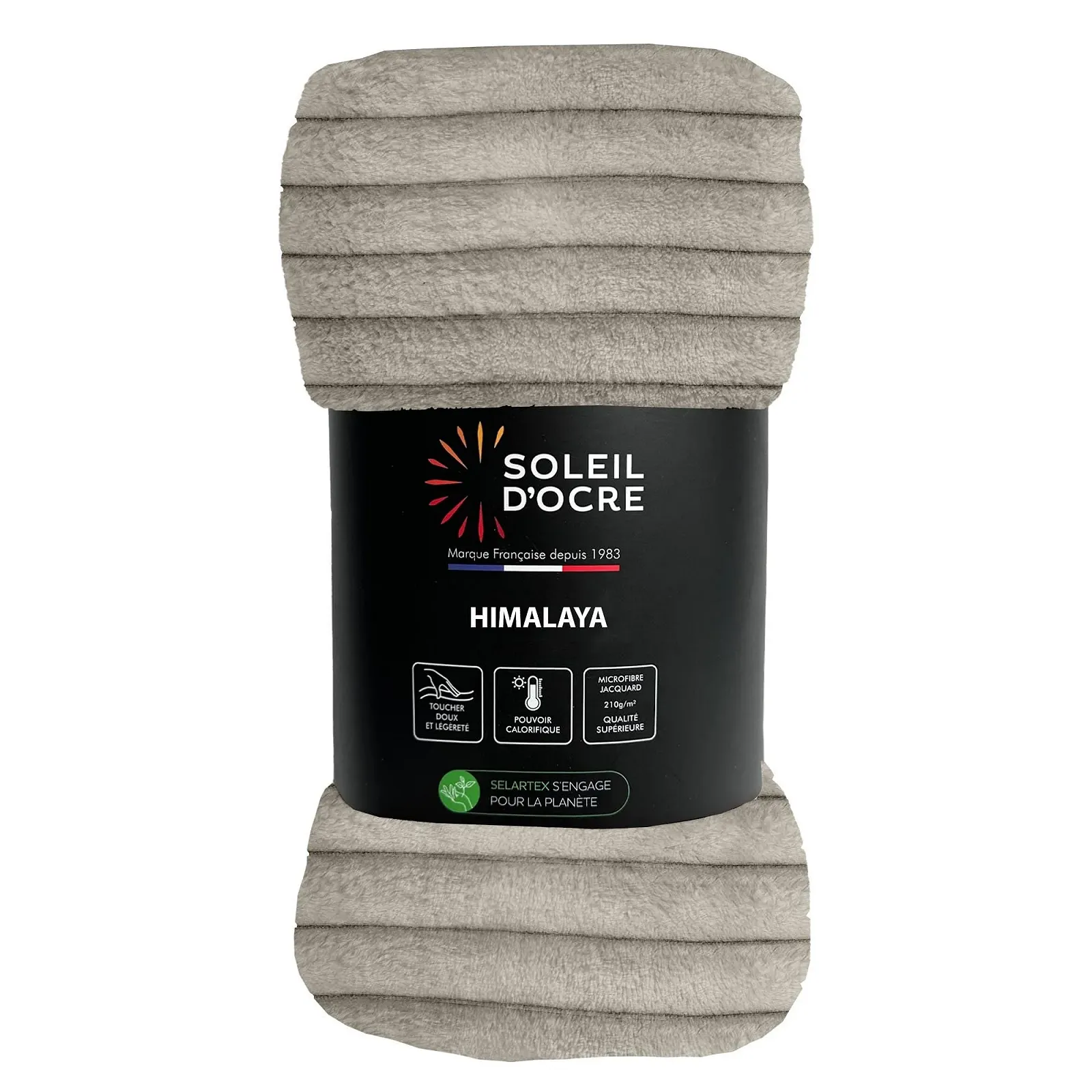 Покрывало Фланель и Велюр Soleil d'ocre Himalayan Ecru 180 x 220 см, фото №1