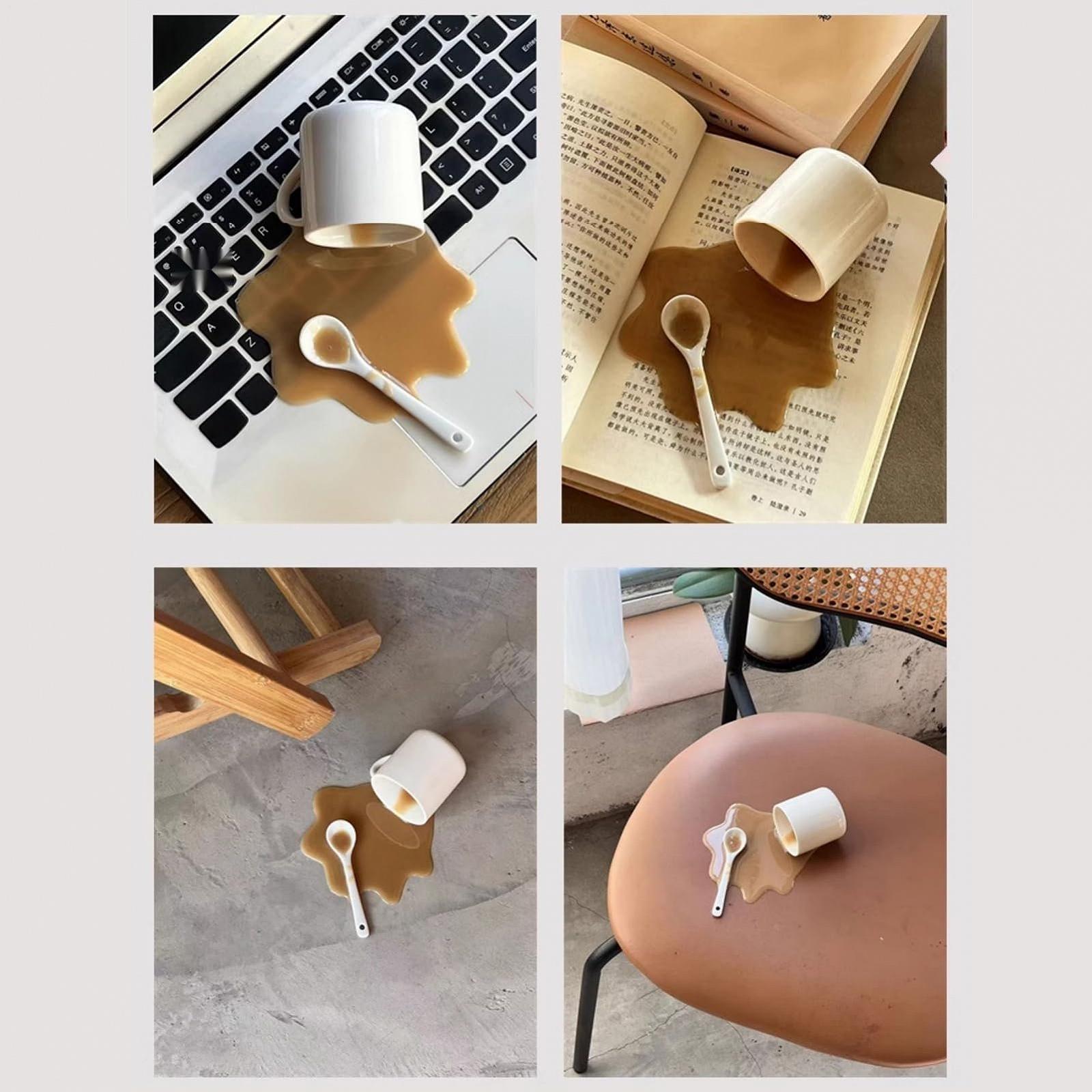 Підставка для смартфона для столу Spilled Coffee Design, підставка для мобільного телефону, фото №5