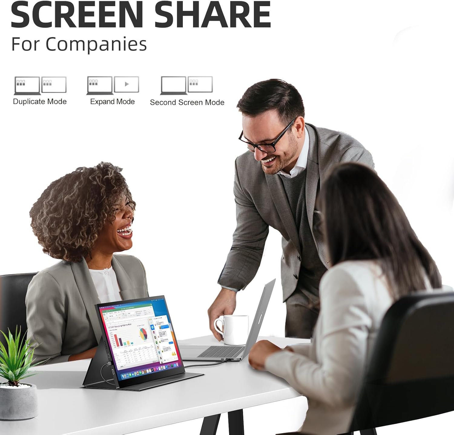 Монітор портативний сенсорний 14" UPERFECT Full HD IPS 60 Гц, фото №7