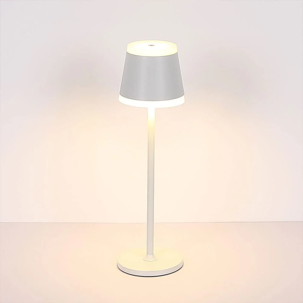 Настольная лампа уличная Globo LED Сенсорный диммер Аккумулятор Металл Акрил Белая 11 x 38,5 см, фото №7