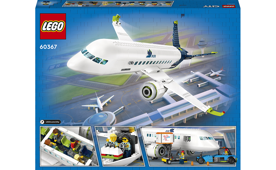 Конструктор Лего LEGO City Пасажирський літак 60367, фото №3 Конструктор Лего LEGO City Пасажирський літак 60367, фото №3