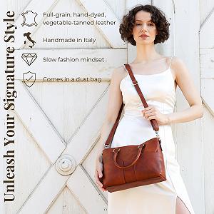 Сумка жіноча Time Resistance шкіряна - Зроблено в Італії synthetic.ua - Фото 1
