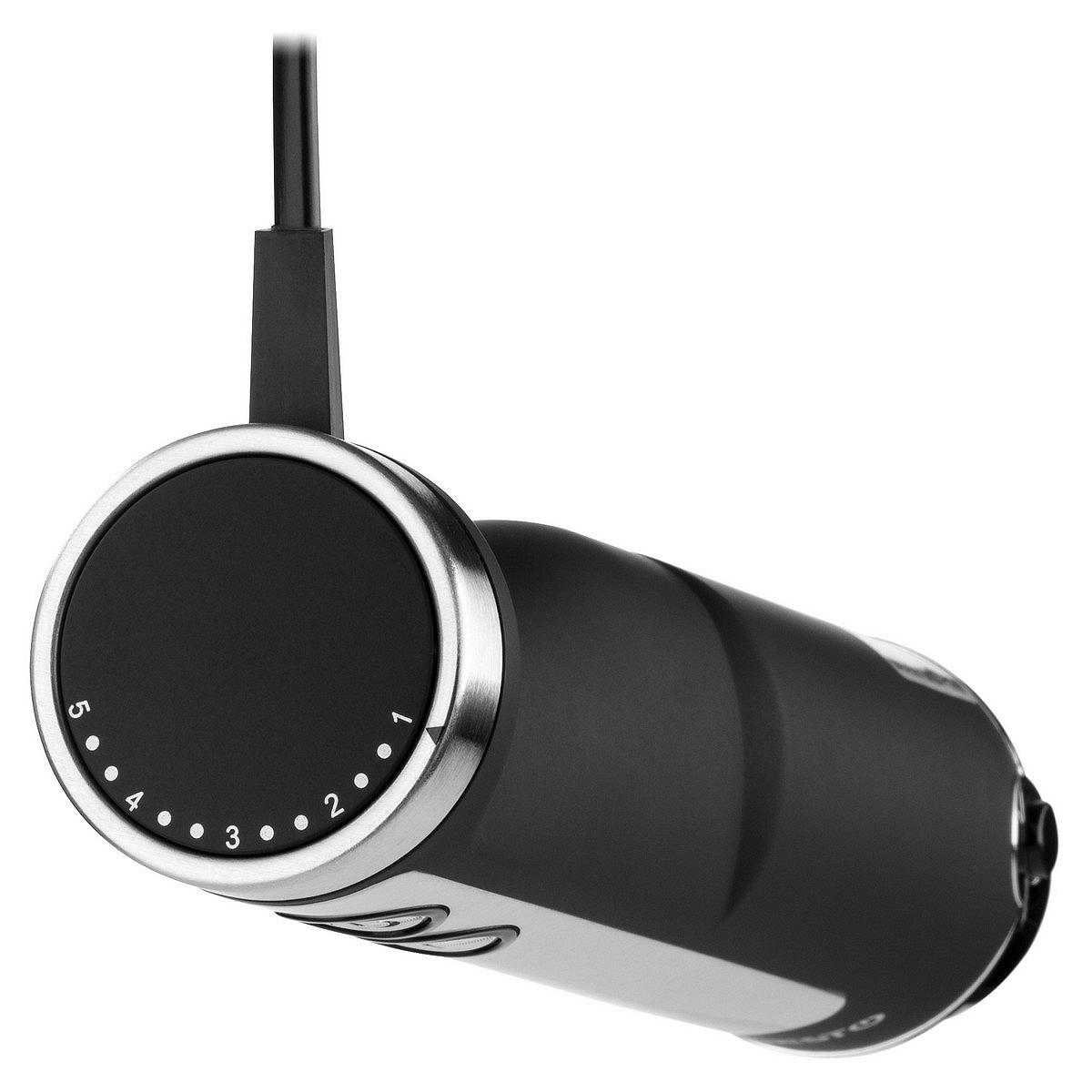 Блендер Ardesto занурювальний HBG-1000BCHP, 1000Вт 3в1 чаша-600мл, насадка для пюре чорно-срібляс, фото №3