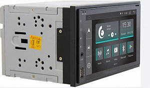 Автомагнітола JFSound JF-227A-XDAB / 6.5" / Сенсорна / 4/16Гб / Android 10 /  Bluetooth / WI-FI / GPS / USB / AUX / DAB+ / 2DIN synthetic.ua - Фото 1