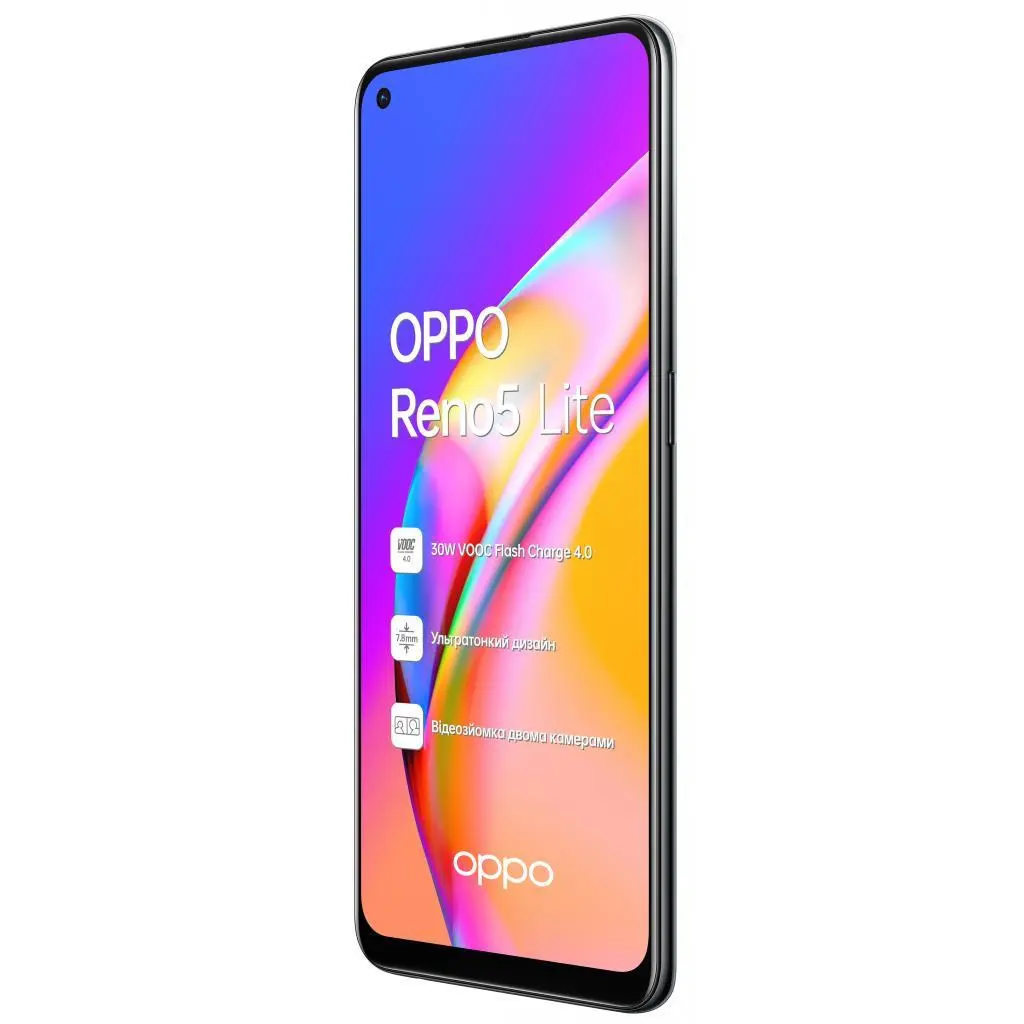 Мобільний телефон Oppo Reno 5 Lite 8/128GB Black OFCPH2205_BLACK, фото №8